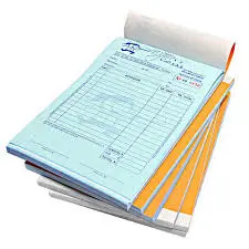TALONARIOS (20 UND DE 1/2 CARTA , 1 COPIA, 1 TINTA, ENUMERADOS)